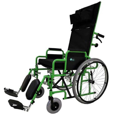 wózek stalowy zielony